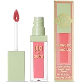 Pixi Beauty MatteLast Liquid Lip | Long-Wearing Matte Lip Color with Rosehip Oil | Hydrating &amp; Comfortable | Precision PixiPetal Applicator | Fresh Pink | 0.24 oz/6.9 g