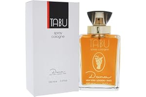 Dana Tabu Eau de Cologne Spray for Women, 3.4 Ounce