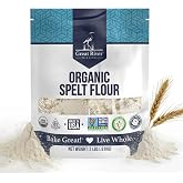 Great River Milling Organic Spelt Flour, Ancient Grain, 2 lb | Organic Soft White Wheat Berries for home-milled flour for cak