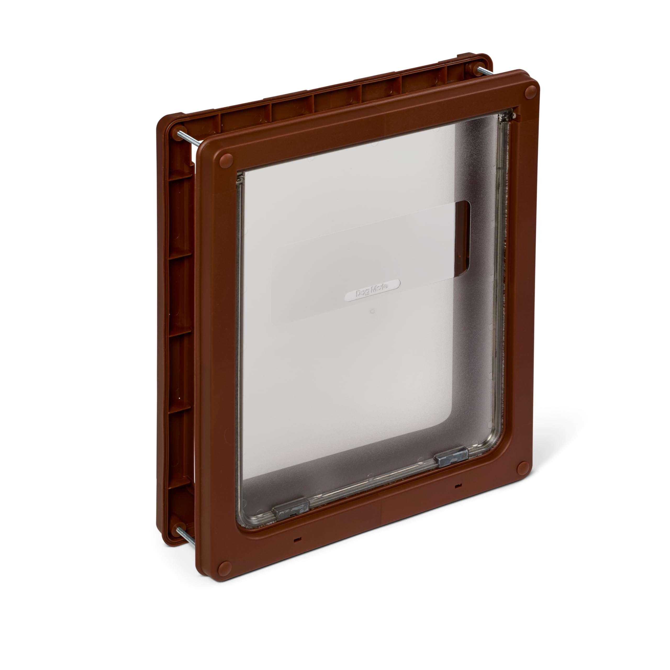 Dog Mate Lockable Large Dog Door (216) - Flap for Large Dogs and Cats, for UPVC, wall and wood, Securely Designed for your Pets, Brown