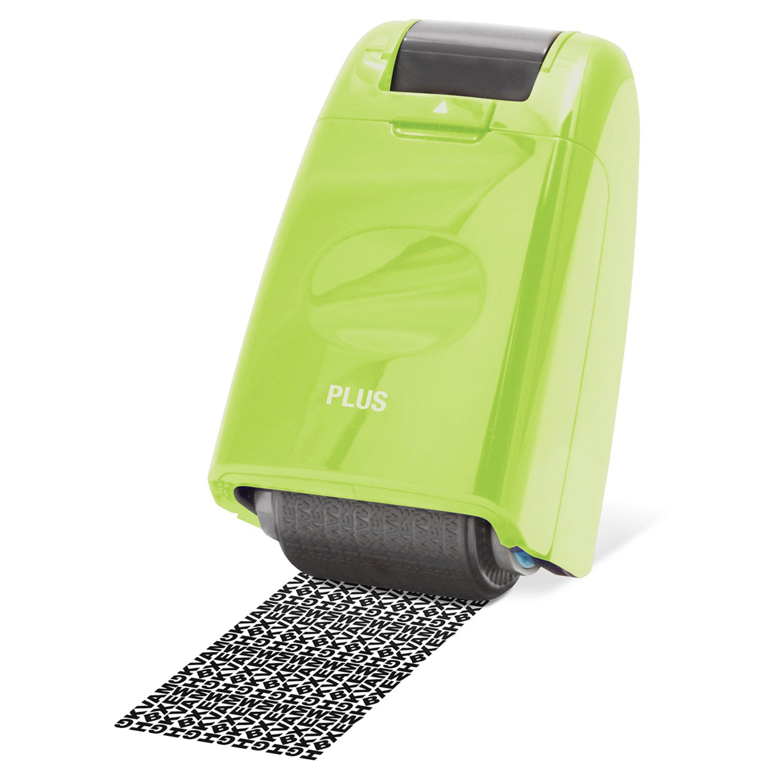 PLUS Japan Guard-Your-ID Camouflage Roller Stamp in Green, 1 Piece Pack (1x 1 Stamp), IS-500CM Green