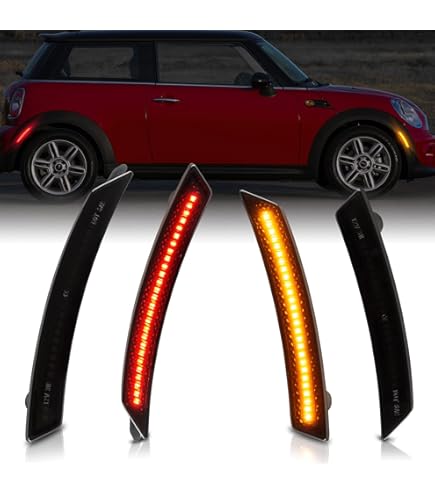 thumbnail image 2 of Clear & Amber LED Side Marker Lights For 2008-2024 Nissan GT-R R35 - Front Pair 2 of 6