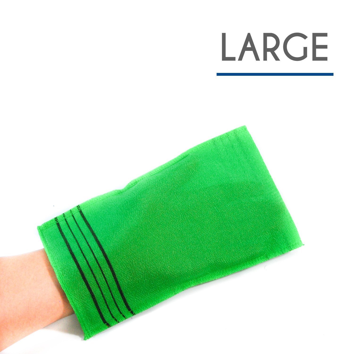 Exfoliating Towel Bath Washcloth 4 Pcs (Green): Beauty