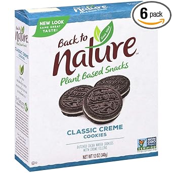 Back To Nature Cookies Non Gmo Classic Creme 12 Ounce Pack Of 6 Grocery Gourmet Food Amazon Com