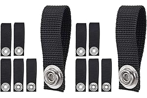 12 Pack Black Hockey Helmet Chin Strap with Single Snap, Easy to Install, Detachable, Unisex-Adults