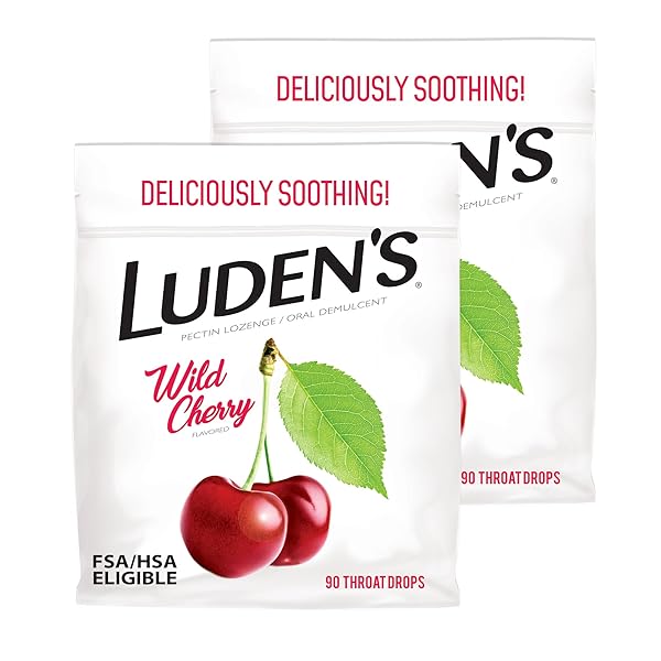 LUDEN’S SORE THROAT RELIEF LOZENGES FOR MINOR EVERYDAY...