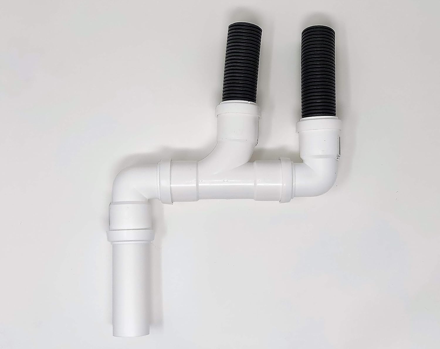 BITS4REASONS Twin Caravan Waste Water Outlet Pipe System with 6m Pipe with FLOPLAST Home Plumbing Grade Fitting. Easy Fit Dual Waste Water Outlet Pipes Tested to British Standard - Image 4