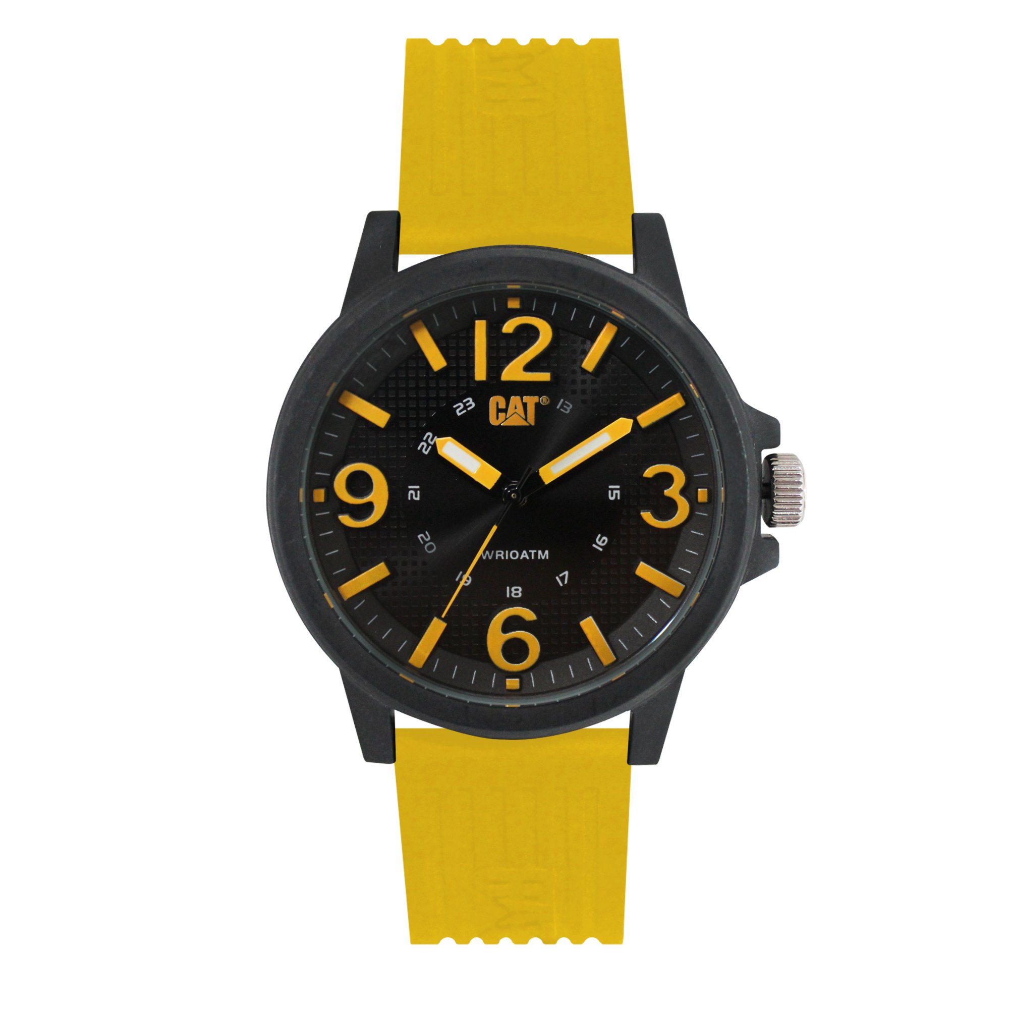 CaterpillarCAT Groovy Men Watch, 44.5 mm case, Polycarbonate case, Silicone Strap