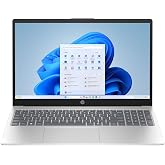 HP 15.6" FHD Laptop, Intel Core i3-1215U, 8GB RAM, 256GB SSD, Silver, Windows 11 Home, 15-dy5131wm
