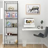FTEYUET 6-Tier Metal Shelving Unit Black Heavy Duty Wire Storage Shelf view 2