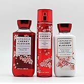Japanese Cherry Blossom - 3 pc Bundle - Daily Trio - Shower Gel, Fine Fragrance Mist & Super Smooth Body Lotion