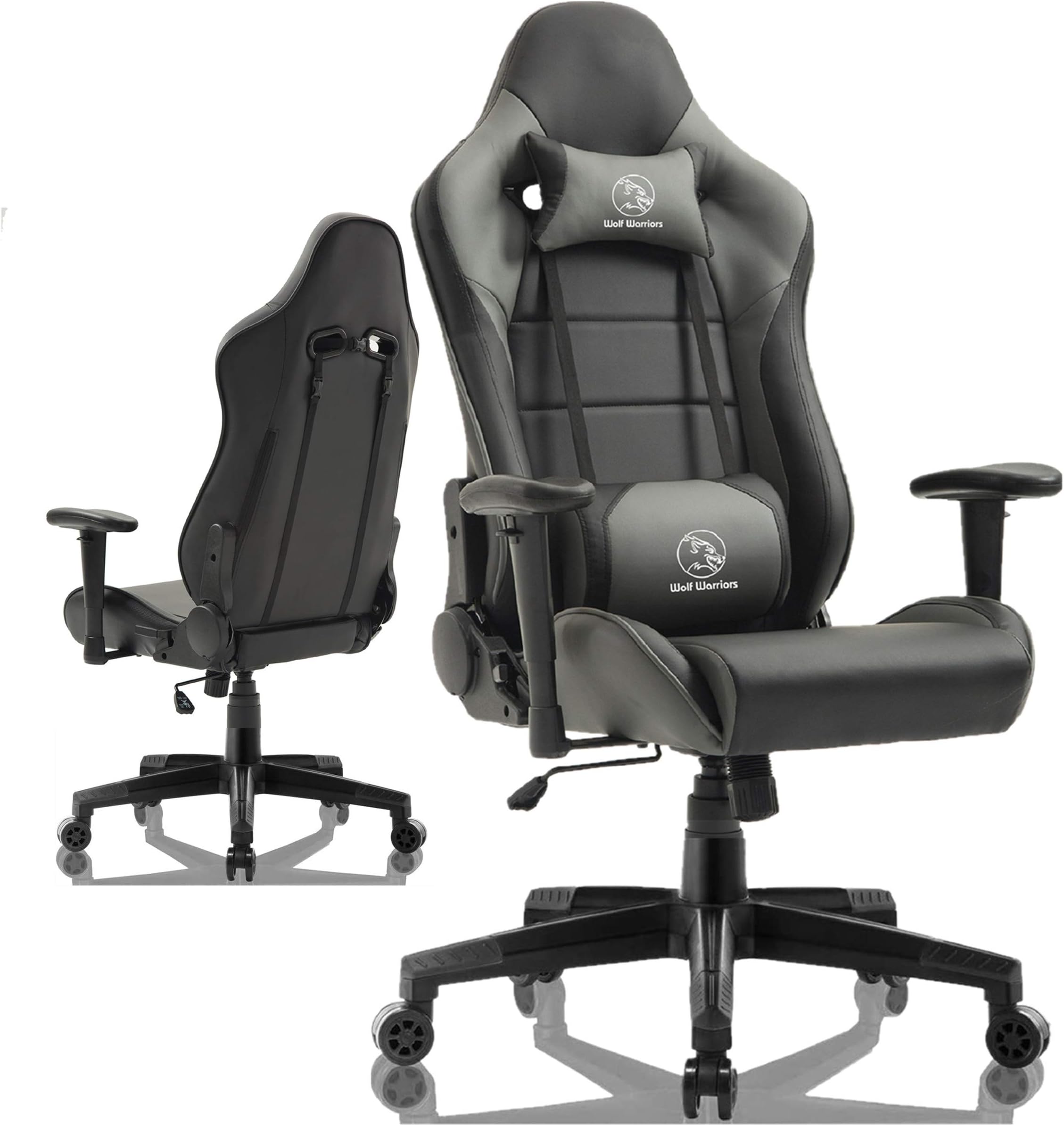 Gaming Chair Computer Game Chair with Footrest Ergonomic Desk Chair Executive Swivel Chair with Lumbar Support and 180 Degree Recline, Easy to Assemble, Comfortable Gaming Chairs (Sky Blue)