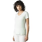 prAna Womens Foundation Short Sleeve V-Neck T-Shirt
