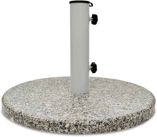 Amazon Com Budge Patio Umbrella Base 30 Lb Granite Gray Garden Outdoor