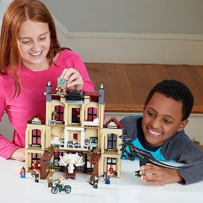 LEGO 乐高 Jurassic World 侏罗纪世界系列 暴虐龙袭击洛克伍德庄园 75930 积木玩具 6.8折史低 海淘转运到手约￥736