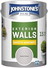 Johnstone's Exterior Smooth Masonry Paint Subtle Stone 5 L Up to 15 Years