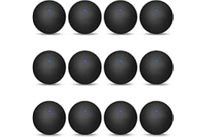 12 Pcs Single Blue Dot Squash Ball Professional Squash Ball High Reliability Practical to Use Excellent Performance Rubber Sq