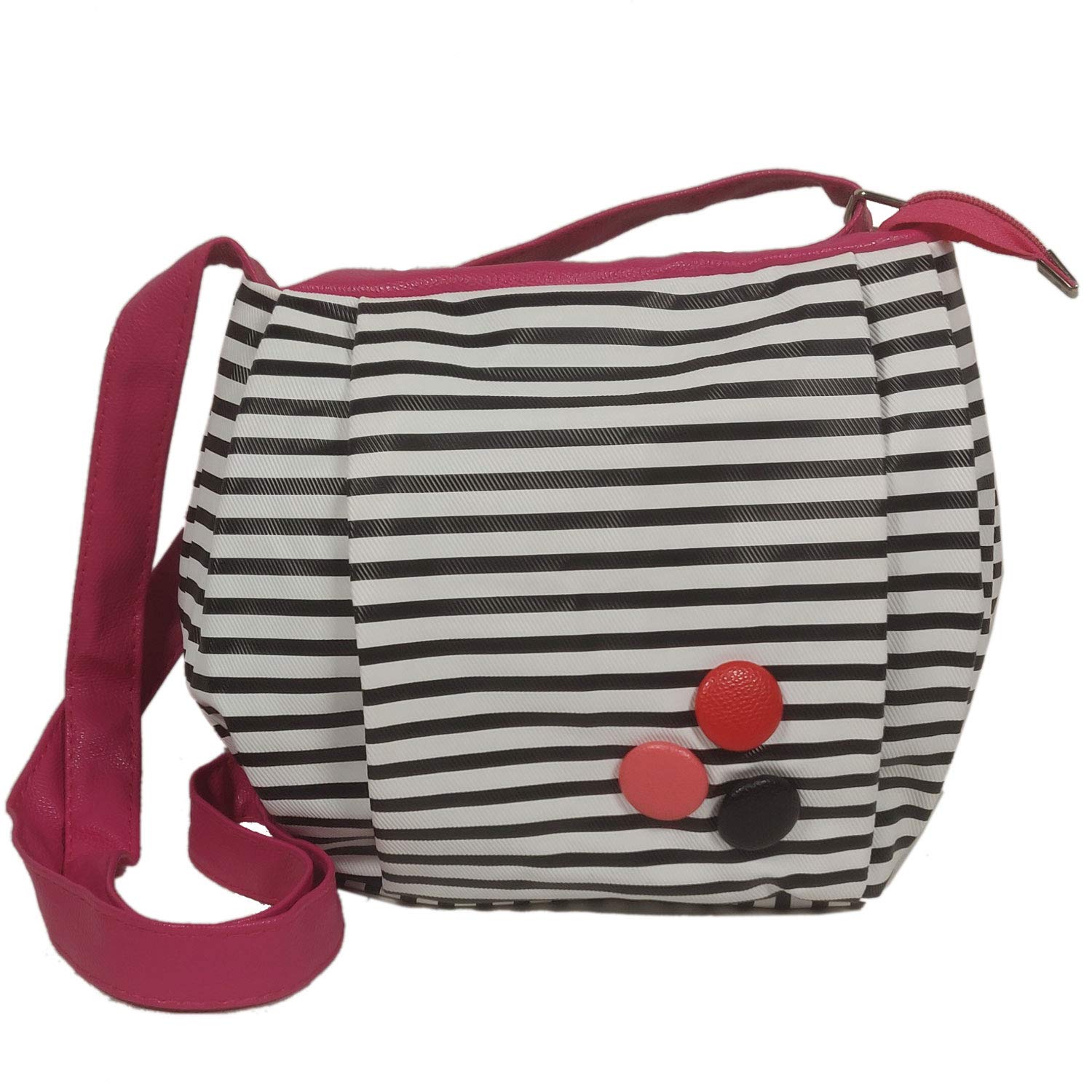 Buy Elitto Cute Teenage Girls Sling bag Durable PU Material Black