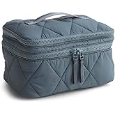 Vera Bradley Women's Featherweight Brush Up Cosmetic Case, Moonless Night, One Size