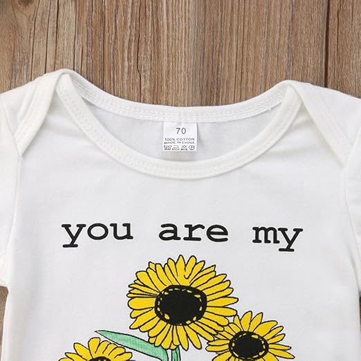 baby boy sunflower outfit