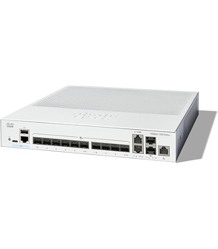 Amazon.com: Cisco Catalyst 1300-8MGP-2X Managed Switch, 4 Port GE
