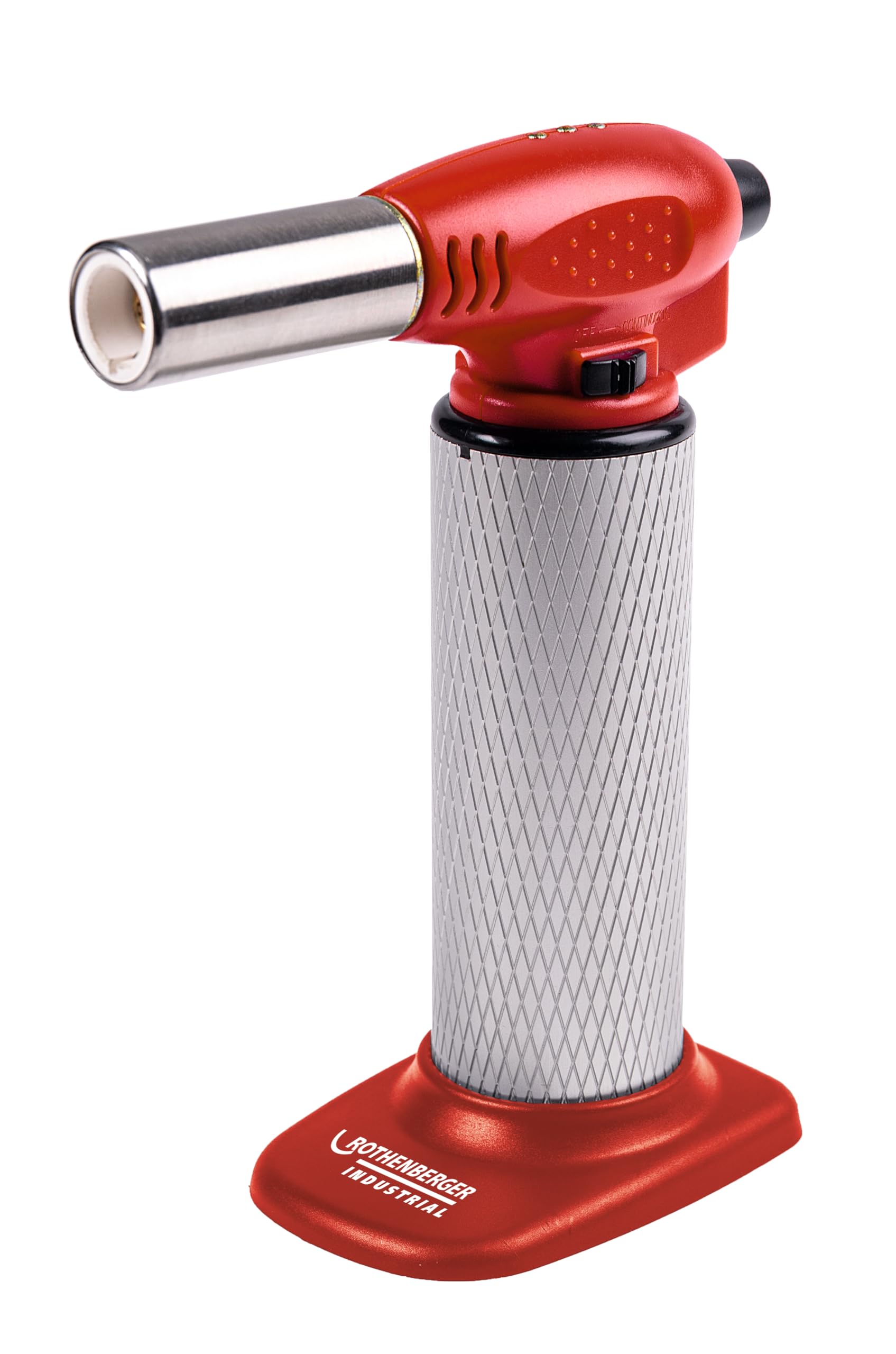 ROTHENBERGER Industrial flambé Burner, Universal Burner HOT FIRE, Creme Brulee, flambéing, caramelizing, gratinating, Gastronomy, Overhead Work Possible, refillable