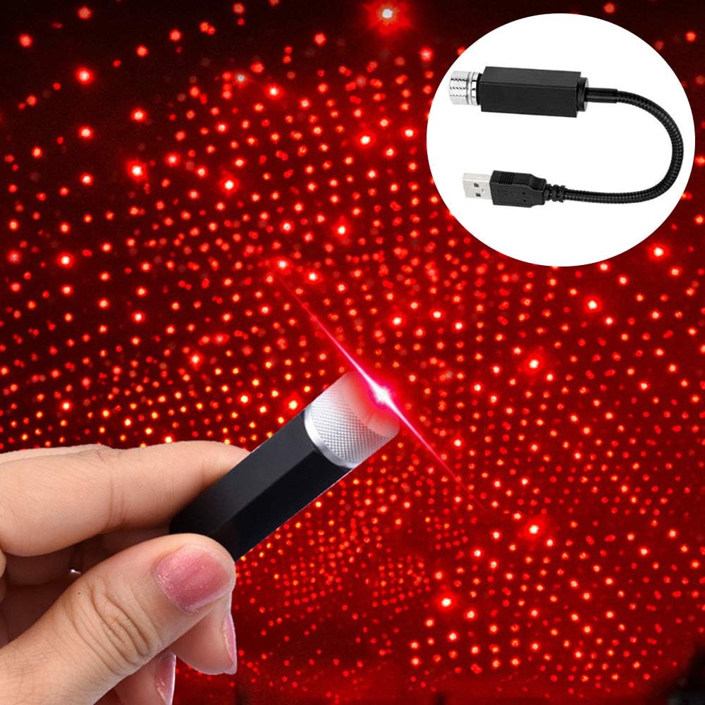 Plug and Play-Atmosphere Lamp Romantic USB Night Star Ceiling Lights Decoration Roof Light for car/Home/Party