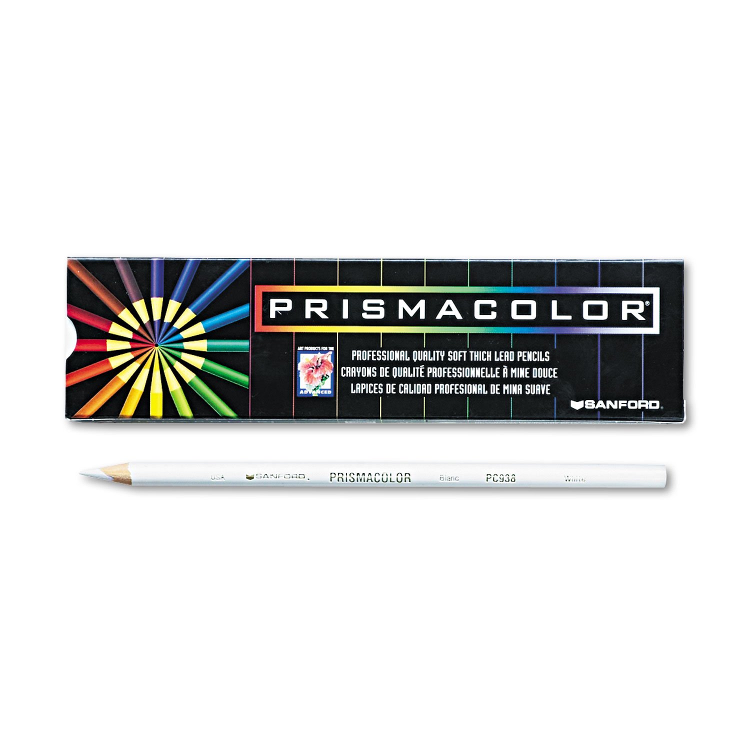 Prismacolor 3365 Premier Soft Core Colored Pencil, White