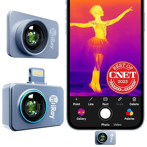 InfiRay P2 Pro Thermal Camera for iPhone, Thermal Imager with