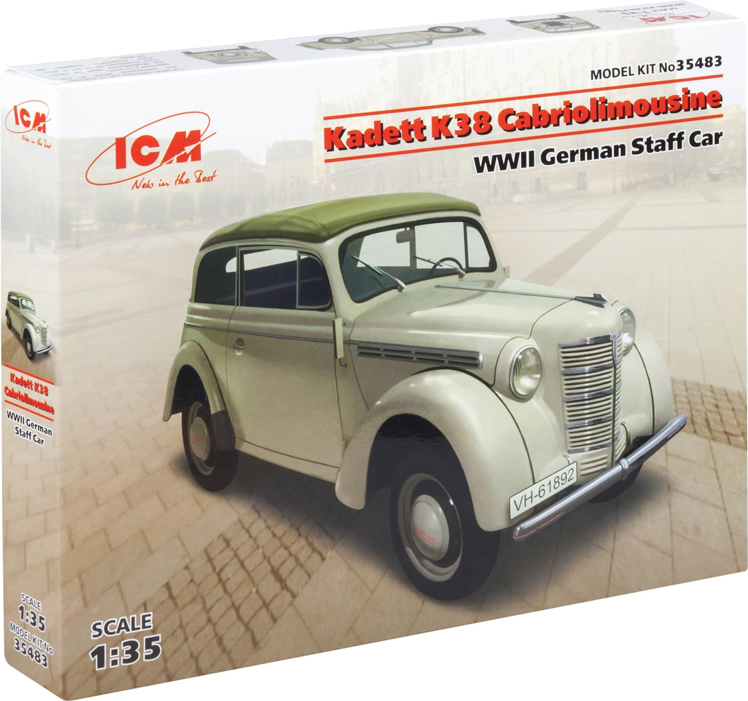 ICM 1:35 - Kadett K38 Cabriolimousine, Staff Car