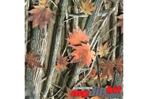 MYDIPKIT Water Transfer Printing Film - Hydrographic Film - Hydro Dipping - Orange Leaf Camo - HC-252