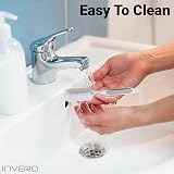 Invero 4-in-1 Pedicure Paddle Tool Unisex Foot File Pumice Brush Callus Remover view 7