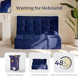 MAXYOYO Tri-Fold Mattress, 6 Inch Tufted Folding