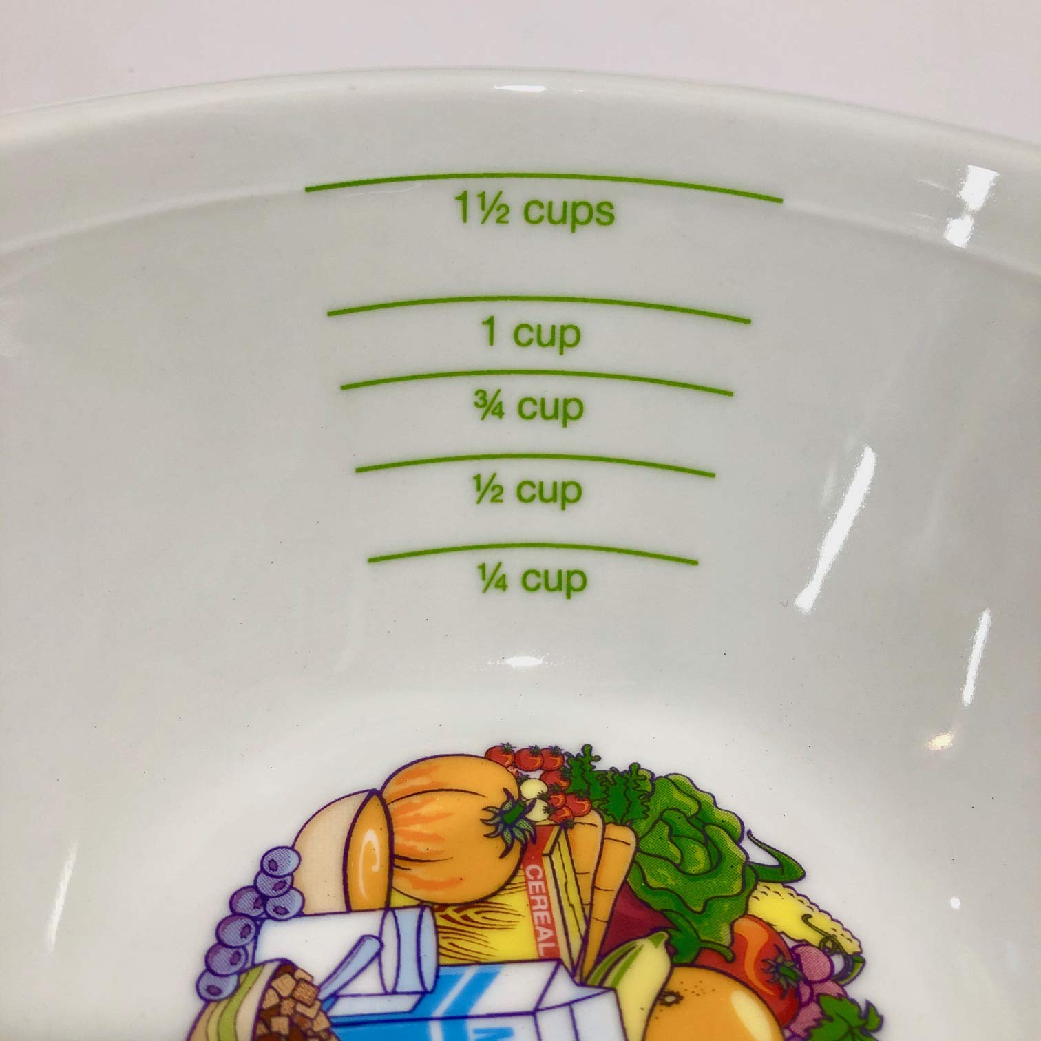 Bariatric Surgery Bowl + 8 Inch Plate Set In Porcelain (2 Measuring Bowls & Plates) By Portion