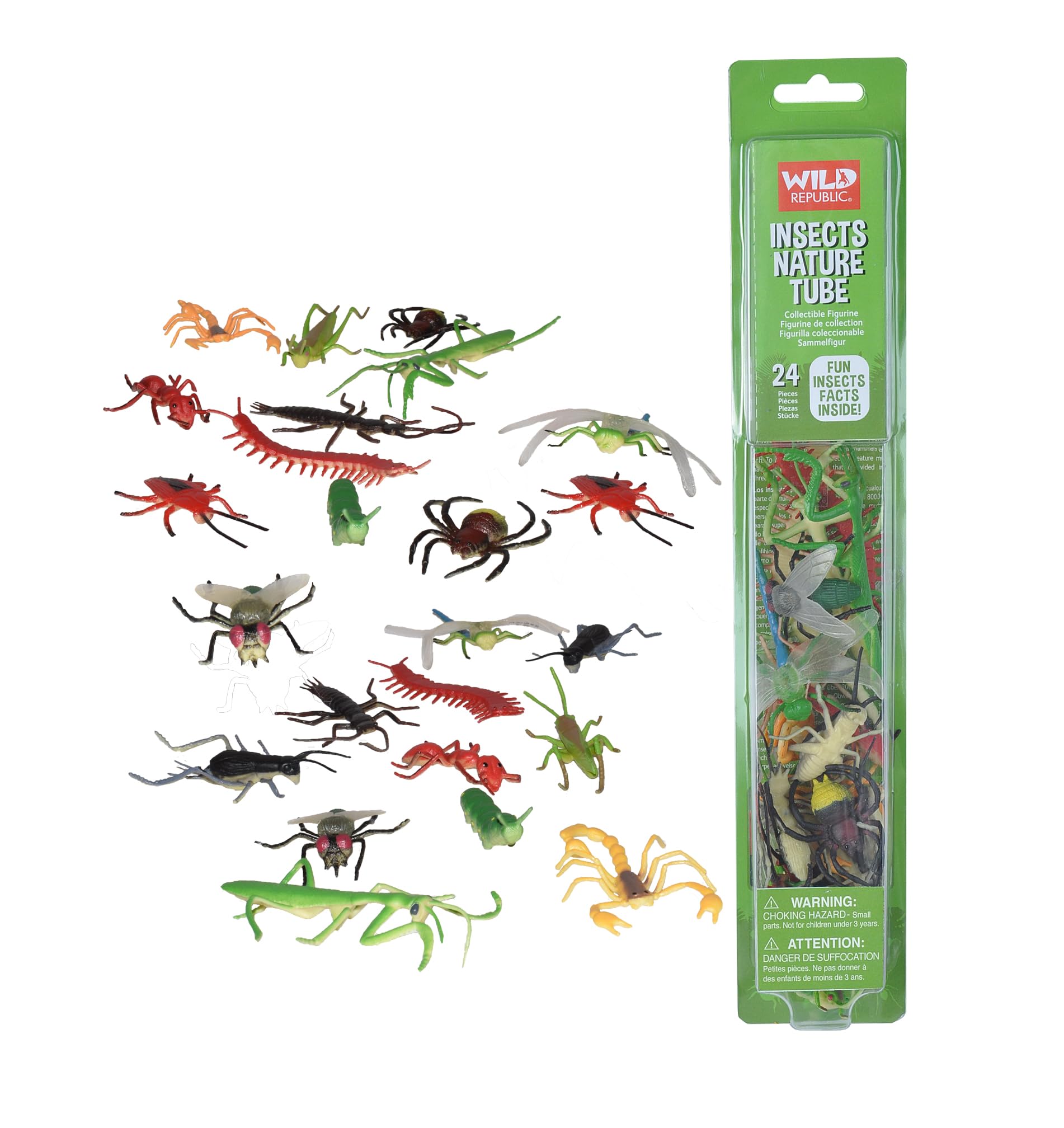 Wild Republic Europe 32 cm Nature Tube Insects Playset, Insect