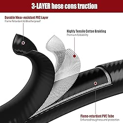 5FT Low Pressure Propane Gas Hose Regulator with