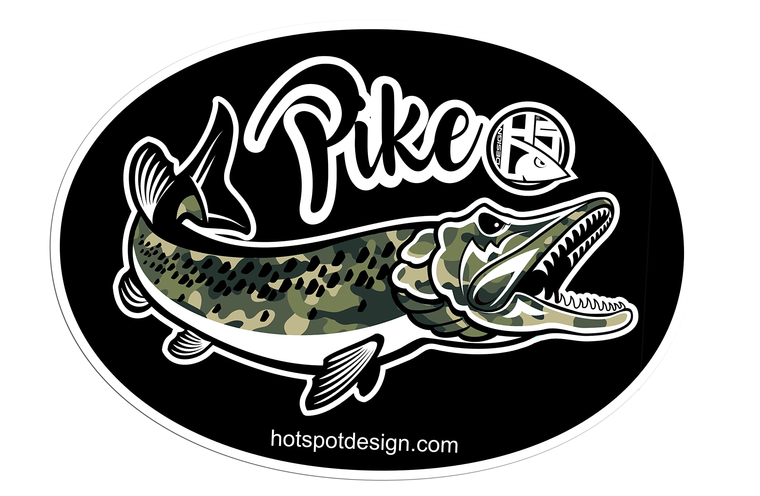 Dealer Sticker Pike Camo 30x22 Accessories, Adults Unisex, Multicolor (Multicolor), cm 54x33