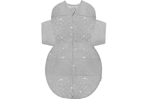 Happiest Baby SNOO Sleep Sack Couverture d'emmaillotage 100 % coton bio pour bébé, conçue par des médecins pour un développem