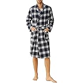 Latuza Men's Cotton Flannel Robe