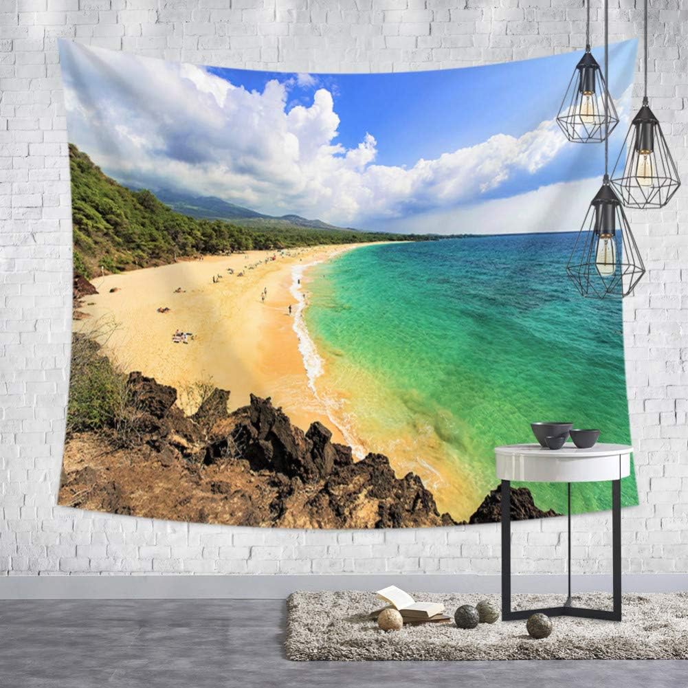 Edificio escénico Mar Impreso Manta Colgante de Pared Decoración