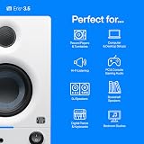 PreSonus Eris 3.5 Gen 2 White Studio Monitors Pair 3.5 Inch 2-Way 50W view 4