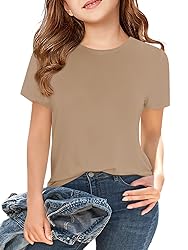 Girls Short Sleeve T Shirts Kids Summer Tops