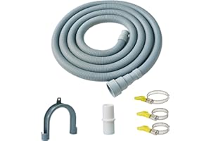 Marekineko Washing Machine Hose - Universal Washing Machine Drain Hose Extension & Portable Washer Drain Hose (6.5FT)