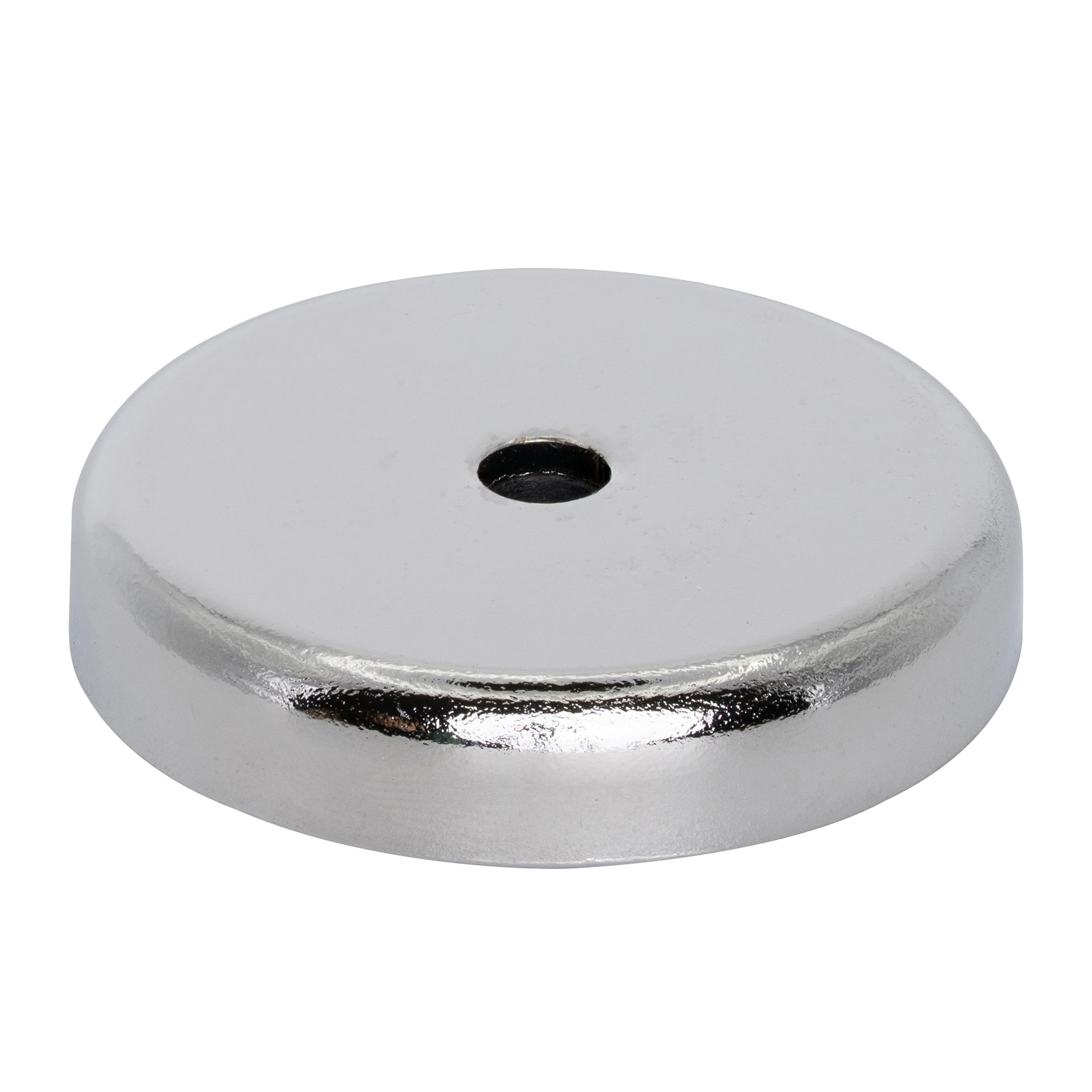 Ferrite Y30BH Pot Magnet for Arts, Crafts, Model Making, DIY, Hobbies, Office, and Home - 40mm dia x 8mm thick x 5mm c/sink - 15kg Pull - Pack of 10