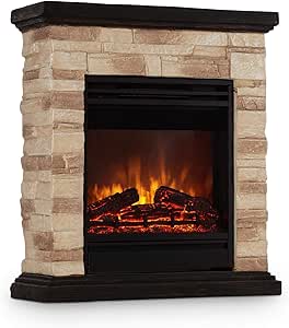 Klarstein Kaprun - Chimenea eléctrica, Bull; 1800 W, 2 Niveles de Calor