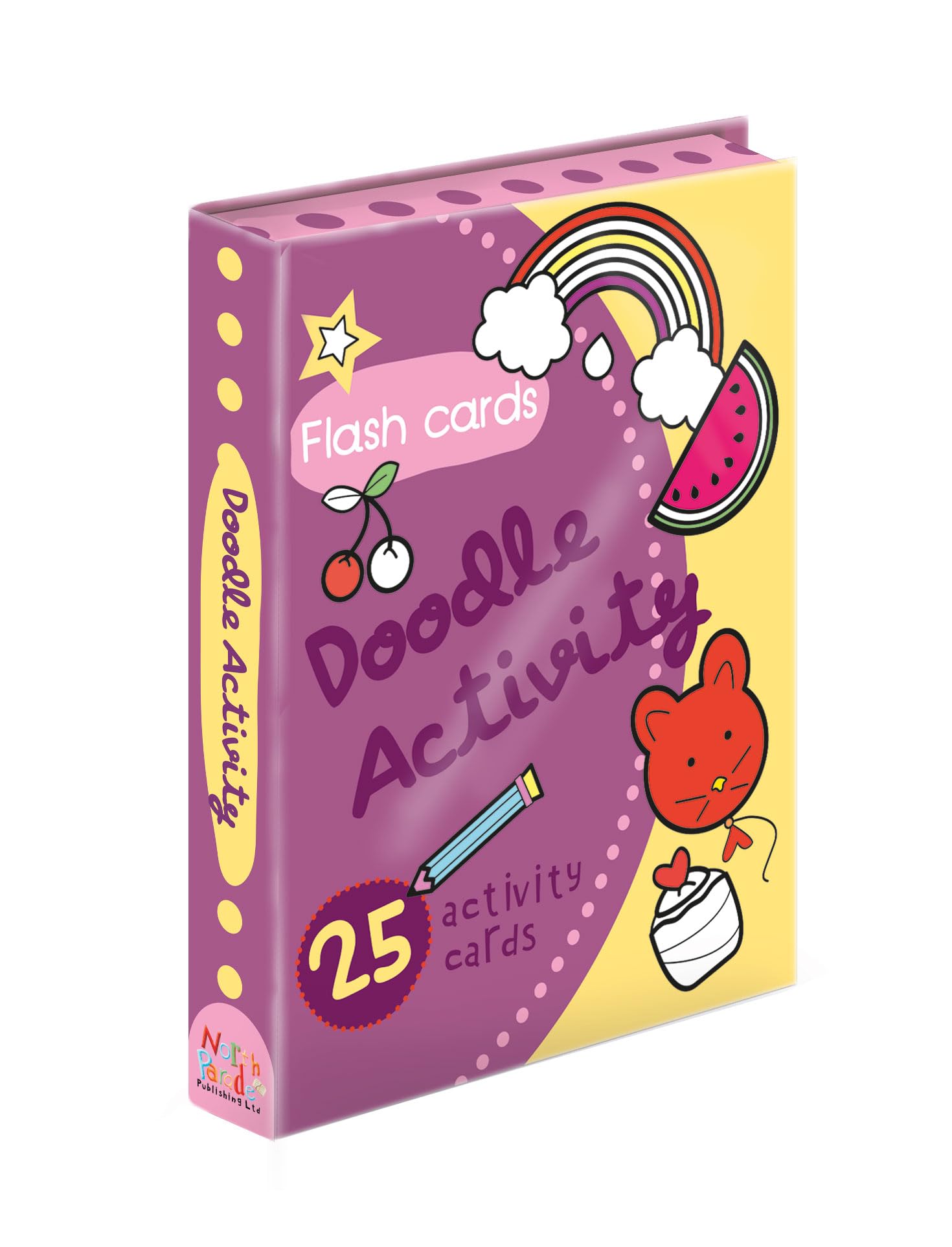 Children’s Doodle Activity Flash Cards - Wipe Clean and Play Again