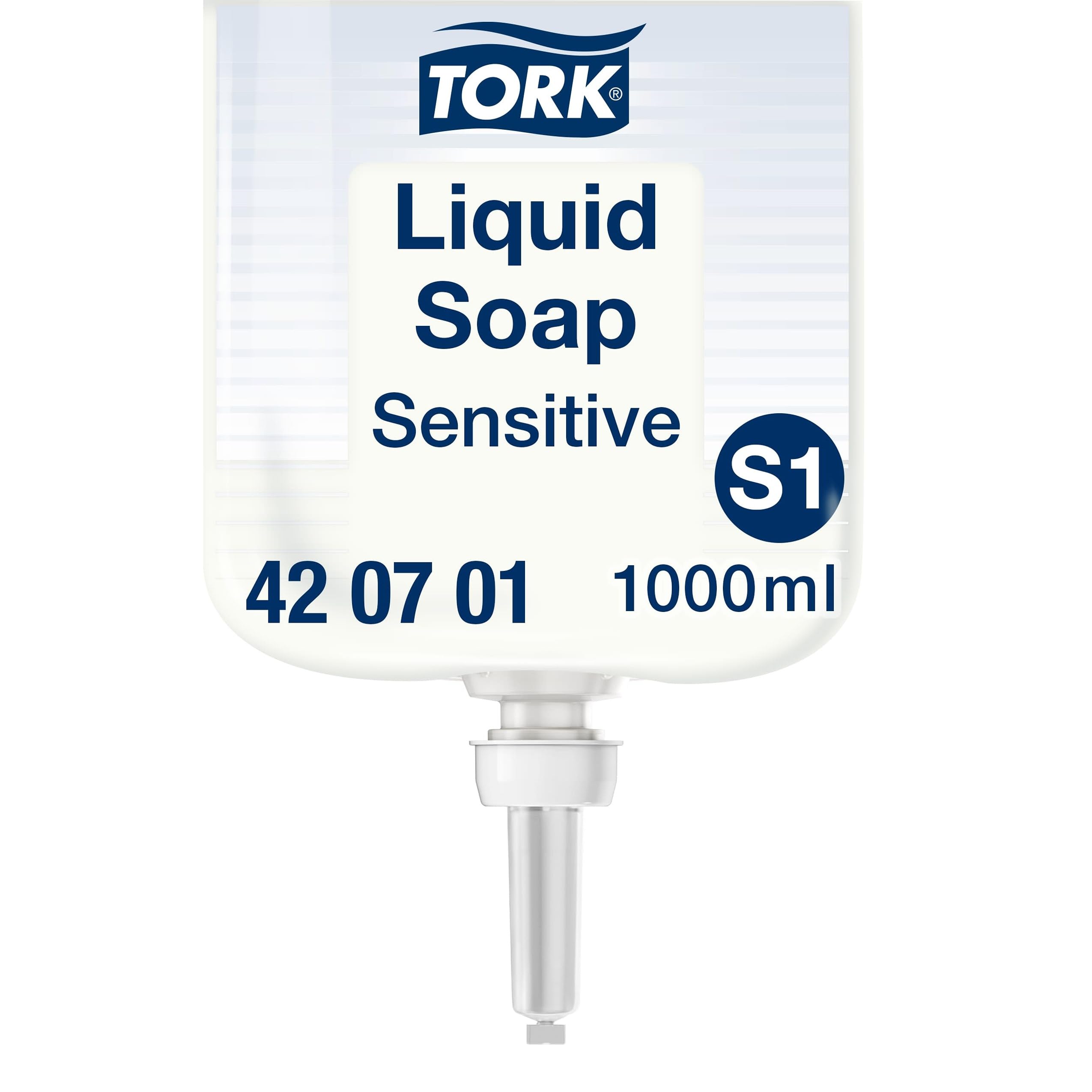 Tork Sensitive Liquid Soap S1, Dermatologically Tested, 1 x 1000ml, 420701