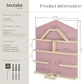 tectake Floating Shelf Toy Display 12 Pink House Shelves 50 Tonies view 6