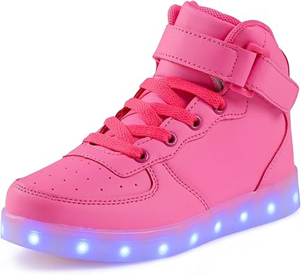 kids flashing trainers