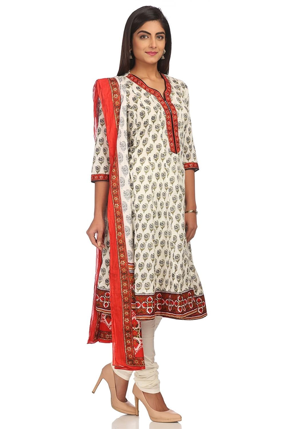 biba women's anarkali salwar suit